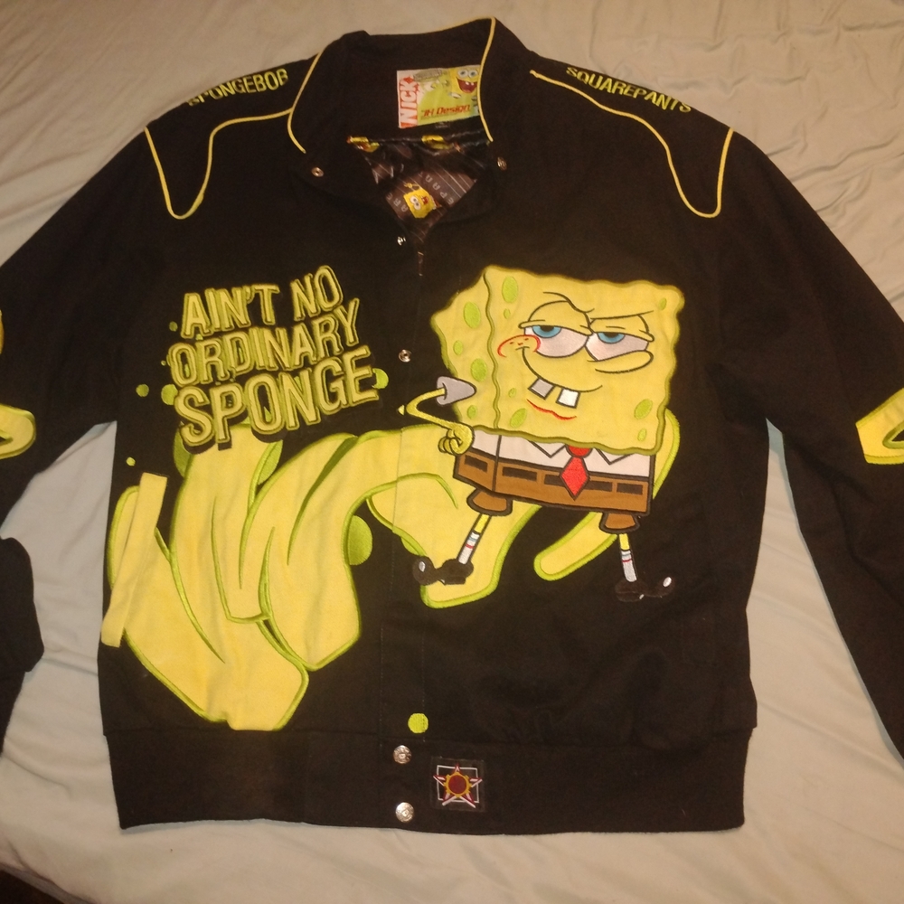 SpongeBob SquarePants Black and Yellow Performance Jacket